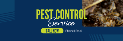 Professional Pest Control Twitter header (cover) Image Preview