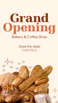 Bakery Opening Notice Instagram reel Image Preview