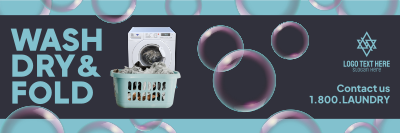 Laundry Bubbles Twitter header (cover)