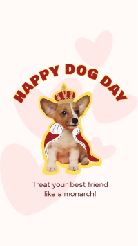 Dog Day Royalty Facebook Story Design