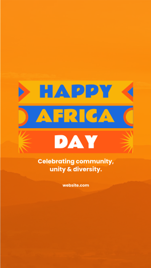 Africa Day! Facebook story Image Preview