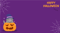 Halloween Cat Zoom background Image Preview