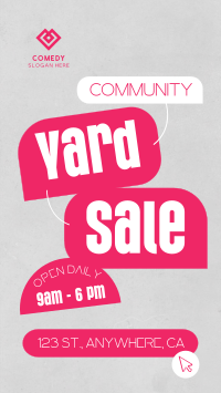 Community Yard Sale Thrift Video Image Preview