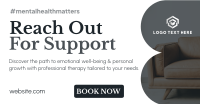 Mental Health Therapy Facebook Ad Design