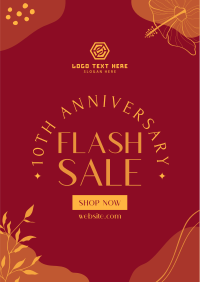 Special Anniversary Sale Flyer Image Preview