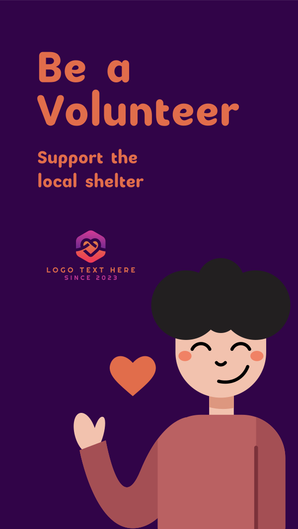 Children Shelter Volunteer Facebook Story Design Image Preview