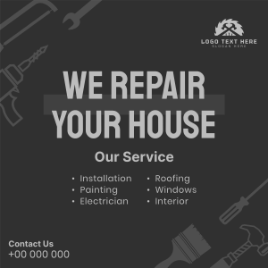 Your House Repair Instagram post Image Preview
