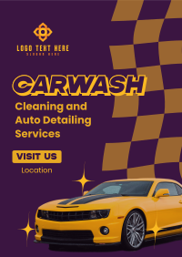 Carwash Cleaning Service Poster Image Preview
