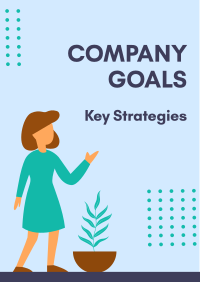 Startup Company Goals Flyer Design