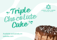 Triple Chocolate Decadence Postcard Image Preview