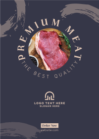 Premium Meat Poster Image Preview
