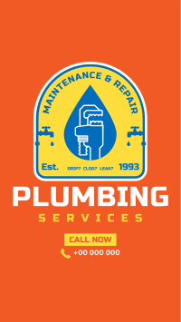 Plumbing Seal Instagram Story Design