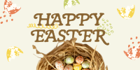 Easter Sunday Greeting Twitter Post Design