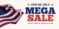 Fourth of July Sale Twitter post Image Preview