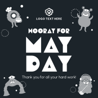 Hooray May Day Instagram Post Image Preview