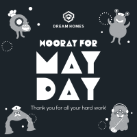Hooray May Day Instagram post Image Preview