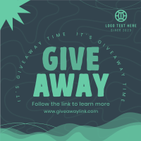 Liquid Abstract Giveaway Instagram Post Preview