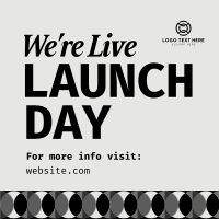 Geometric Circles Launch Instagram Post Preview