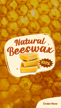 Pure Natural Beeswax TikTok Video Image Preview