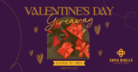 Valentine's Day Giveaway Facebook ad Image Preview