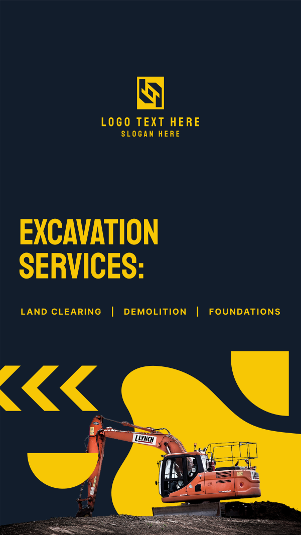 Excavation Services List Facebook Story Design Image Preview