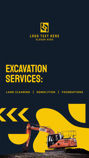 Excavation Services List Facebook story Image Preview
