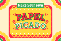 Papel Picado DIY Pinterest board cover Image Preview