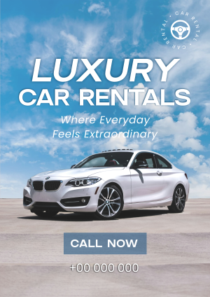 Designer Car Rental Flyer Image Preview