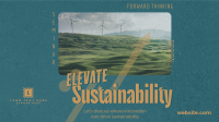 Elevating Sustainability Seminar Animation Design