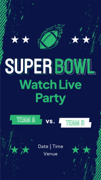 Football Watch Party Facebook story Image Preview