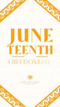 Juneteenth Freedom Revolution TikTok video Image Preview