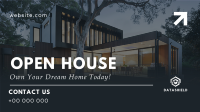 Modern Open House Today Facebook Event Cover Image Preview