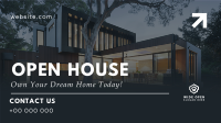 Modern Open House Today Facebook Event Cover Image Preview