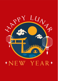 Happy Lunar Year Flyer Image Preview