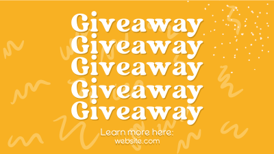 Doodly Giveaway Promo Facebook event cover Image Preview
