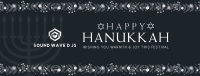 Floral Hanukkah Facebook cover Image Preview