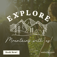 Explore Mountains Instagram post Image Preview