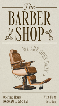 Editorial Barber Shop Instagram Story Design