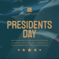 Presidents Day Linkedin Post Design