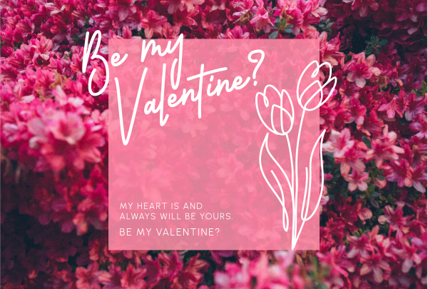 Sweet Pink Valentine Pinterest Cover Design Image Preview
