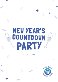 New Year Countdown Party Poster Image Preview