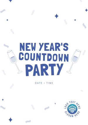 New Year Countdown Party Poster Image Preview