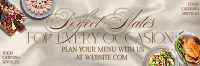 Rustic Food Catering Service Twitter Header Preview