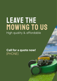 Mowing Service Flyer Design