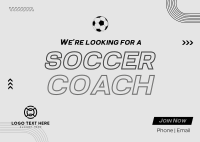 Searching for Coach Postcard Design