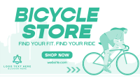 Modern Bicycle Store Facebook event cover Image Preview