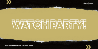 Watch Party Twitter Post Design