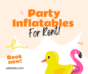 Party Inflatables Rentals Facebook post Image Preview