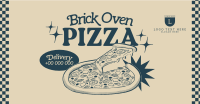 Retro Brick Oven Pizza Facebook ad Image Preview