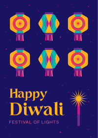 Diwali Lights Flyer Image Preview